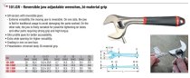 (101.12GR)-Adjustable Wrench w/Reversible Jaw-12" (Facom)
