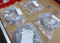 Cat 5 Cables (4pc Set)(2', 5', 9' & 25')