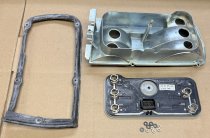 (63211356469)-Tail Light Assembly (Left Side-Parts only, NO LENSE)-Bavaria/3.0Si (7/71-6/76)