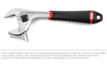 (101.12GR)-Adjustable Wrench w/Reversible Jaw-12" (USAG)