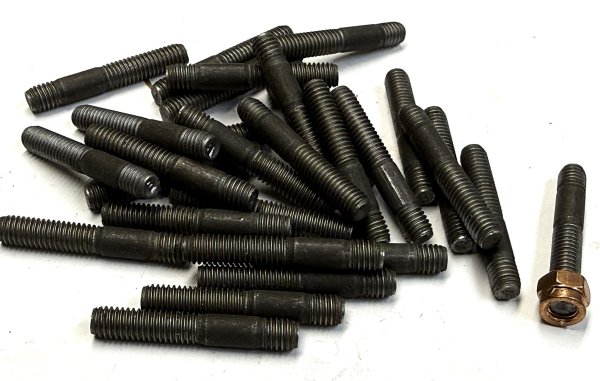 (11121312096)-Exhaust Manifold Stud (6mm with "thread stop") - M3 (88-91), M5/M6 (87-93) (German) (30 available)