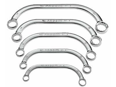 (57.JE5)(258N)-Half Moon Box Wrench Set-5pc (10-22mm)(USAG)