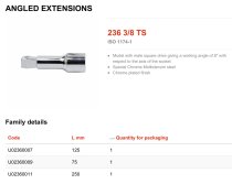 (J.210S) -3/8" Drive Wobble Extension - 5" (USAG)