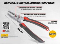 (187AP.20CPE) -Combination Pliers with Nail/Screw Gripper (USAG)