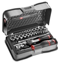 (R.420AMU) -1/4" Drive Metric/Fractional Set w/R.161B (Facom)