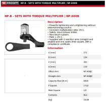 (NP.600B) - Torque Multiplier Set (25:1) - 6000nm Max (USAG)