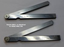 (804.L) -Long Metric Feeler Gauge Set (19 blades)(USAG)