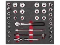 (MODM.S161BMU)-1/2″ Drive Metric & Fractional Tool Set (USAG)