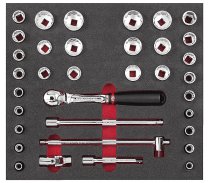 (MODM.S161BMU)-1/2" Drive Metric & Fractional Tool Set (USAG)