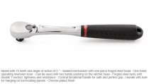 (SL.161)-1/2" Drive Pear Head Ratchet-10.3" (USAG)