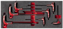 (MODM.89TXA)-7pc Soft Grip P-handle Torx Key Set (T10>T40)(USAG)