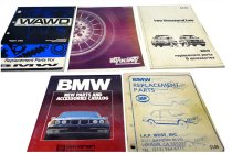 BMW Parts Catalogs (from the 1980's & 1990's)(set of 5)
