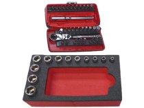 (MODM.R180J31spec)-Compact 1/4″ Drive Bit & Metric Socket Set (USAG)