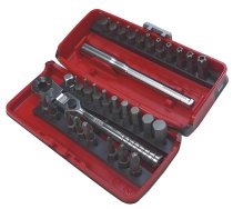 (MODM.R180J31spec)-Compact 1/4" Drive Bit & Metric Socket Set (USAG)