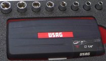 (MODM.R180J31spec)-Compact 1/4" Drive Bit & Metric Socket Set (USAG)