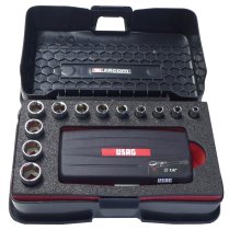 (R.180-6F6)-43pc 1/4" Drive Fractional Set (bits & sockets)