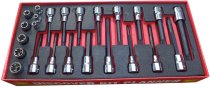(MODM.CHA) -24pc Torx/Hex/XZN Long Reach Bit & Socket Set (USAG)