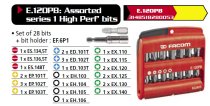 (E.120-Mac)-28pc High Performance Bit Set w/Case & Bit Holder