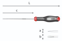 (ATF8x200)-Protwist Forged Slotted Screwdriver-8x200mm (U)