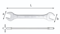(44.22x24)(252N)-Open End Wrench-22x24mm (USAG)