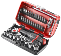(R.360NANO-U1) -1/4" Drive Compact 6pt Fractional Set w/R.360