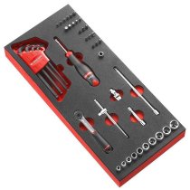 (MODM.R161-36)-1/4" Drive Metric Tool Set-46pc (Facom)