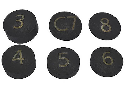 (DM.16SE1)-Timing Belt Tension Gauge 6pc Spacer/Button Set