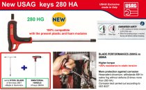 (84HG.8)-Heavy Duty Soft Grip P-Handle Hex Key-8mm (USAG)