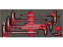 (MODM.84HG)-7pc HD P-Handle Hex Key Set (3>10mm)(USAG)