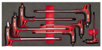 (MODM.84HG)-7pc HD P-Handle Hex Key Set (3>10mm)(USAG)