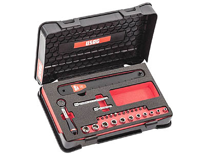 (AXS.SJ1) -1/4" Drive Tool Set w/AXS Chain Extension Wrench (F)