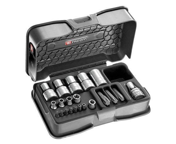 (RSX.19B) -Torx Socket & Bit Set-21pc (Facom) (7 available at this price)