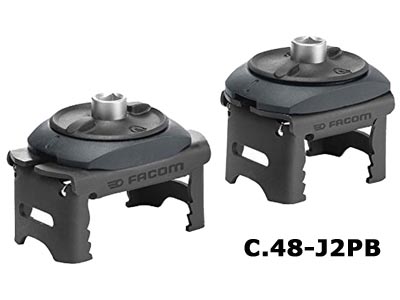 (C.48-J2)-Auto Oil Filter Wrench Set (60-80mm/80-100mm) (Facom)