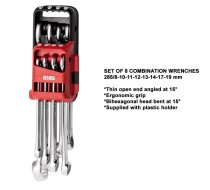 (440.JP8)-8pc Combination Wrench Clip Set (8-19mm)(USAG)
