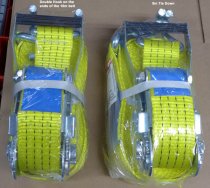 (493C-4)-Ratcheting Tie Down (Anchorage Belt w/hooks)(10m)(USAG)