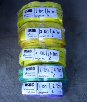 (493A-1T/2M) -2-Ply Webbed Eye-to-Eye Sling-2m (1 ton)(USAG)