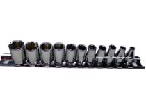 (R.40U) -1/4″ Drive 6pt Fractional Socket Set (3/16>9/16″)
