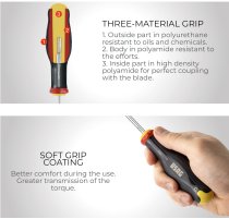 (ATWCK.J6) -Screwdriver Set-6pc (Protwist Shock Impact) (USAG) (1 left)