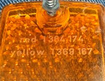 (63141369166)-Front Side Marker Lense-318i/325e (84-85), 528e/524td/533i/535i (82-88) (Genuine BMW) (4 available)