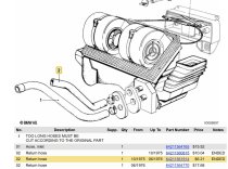 (64211361914)-Hose (Return Heater Hose) - (530i, 1976 only) (2 available)