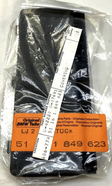 (51161849623)-Gear Lever Cover - 733i/735i (E23) (Genuine BMW) (1 available)