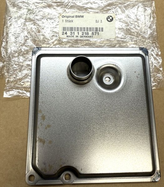 (24311218571)-Auto Trans Filter-4HP22 (2/88-on) 525i/535i (89-92), 735i/750i (2/88-92), 850i (91-94) (Genuine BMW) (1 available)