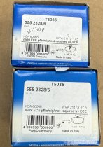 (34111162481) (D1130P)-Front Brake Pad Set-318i/325e/325i/325ix/325ic (84-93, E30) (Pagid) (2 sets available)