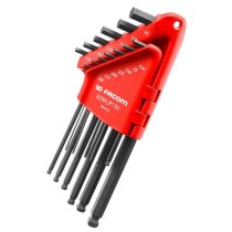 (83SH.JP13U)-13pc Long Fractional Hex Key Set (w/ball tip)(Facom