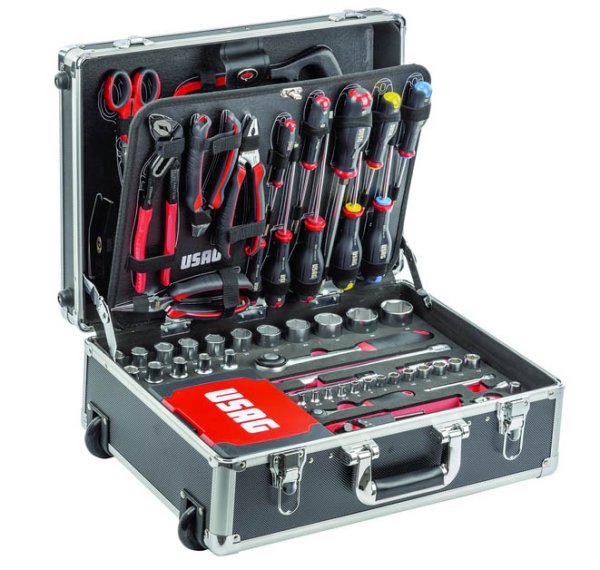 (002 JTMA)-181pc Maintenance Tool Set (Metric) w/Tool Trolley (USAG) (Freight) (2 available)