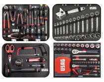 (002 TMA)-181pc Maintenance Tool Set (Metric) w/Tool Trolley (USAG) (Freight)