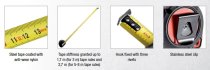 (897A.828)-Metric "Grip Series" Tape Measure (8m)(USAG)