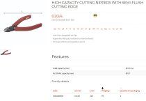 (416.12MT)-High Capacity Cutters w/Semi Flush Edge (USAG)