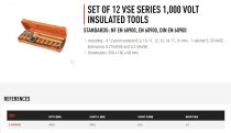 (S.400AVSE)-1/2" Drive 12pt Insulated Tool Set (Metric)