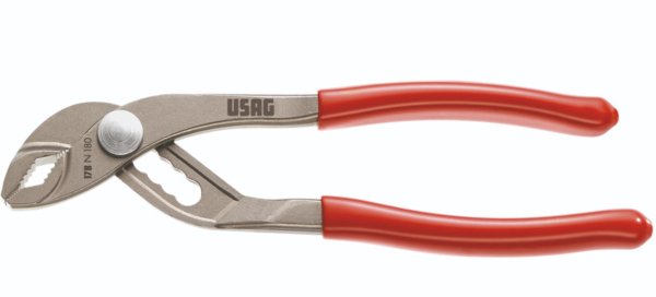(170A.18)-"Lay-on" Slip-joint Adjustable Pliers (7") (USAG/Facom)